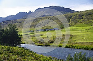 Beautiful landscape near Akureyri, Iceland