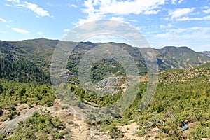 Beautiful landscape near Gozhdarazhde in Albania