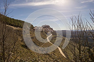 Beautiful landscape next to the village of Ares del maestre