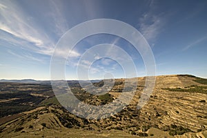 Beautiful landscape next to the village of Ares del maestre photo