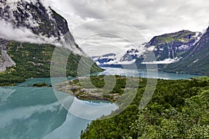 Beautiful landscape of Norway, Scandinavia, nature photo