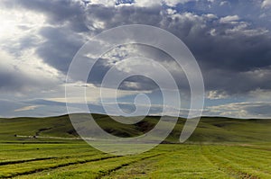 Beautiful landscape of Orkhon Valley, Mongolia