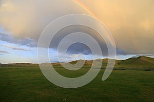 Beautiful landscape of Orkhon Valley, Mongolia