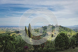 A beautiful landscape panorama from Tuscany, in the Chianti region. Italy