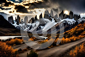 Beautiful landscape of Patagonia, Argentina, South America