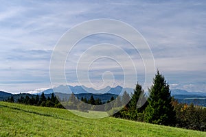 Beautiful landscape of Pieniny National Park in Slovakia.