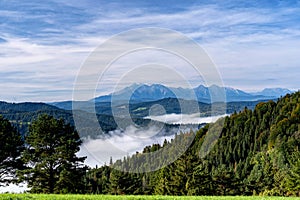 Beautiful landscape of Pieniny National Park in Slovakia.