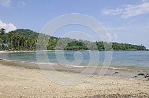 The beautiful landscape protected the Andaman Sea Port Blair India