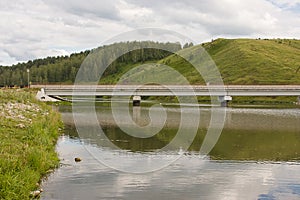 Beautiful landscape on the river