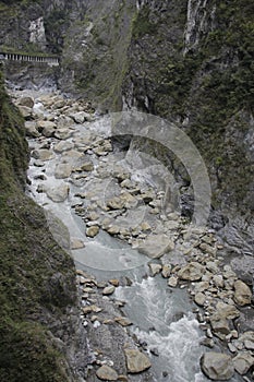 Beautiful landscape river view at Taiwan