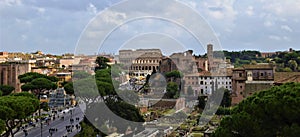 Beautiful landscape of Rome