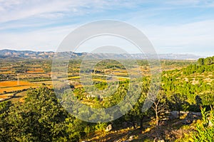 Beautiful landscape of San Mateu`s region, Baix Maestrat, Spain photo