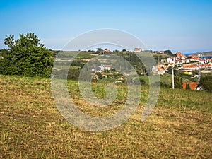 Beautiful landscape in San Vincente de la Barquera, Spain