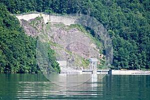 Beautiful landscape scenes at lake jocassee south carolina