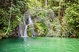 Beautiful landscape scenes at lake jocassee south carolina