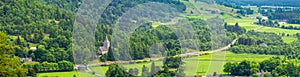 Beautiful Landscape Of Scotland, Balmoral Castle In Cairngorms National Park