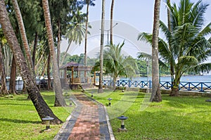 Beautiful landscape seashore Port Blair India