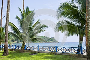 Beautiful landscape seashore Port Blair India