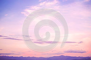 beautiful landscape - serenity and rose quartz color filter