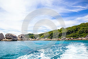 Beautiful landscape of the Similan Islands, Thailand.