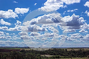 A beautiful landscape from the sky