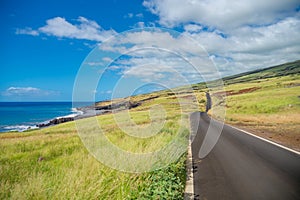 Beautiful landscape of South Maui, Island of Hawaii