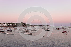 Beautiful landscape sunset