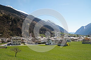 Beautiful landscape from Switzerland to Tirano by Bernina expre