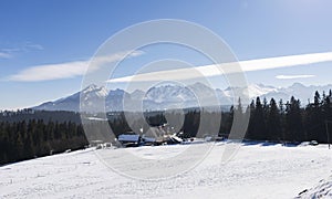 Beautiful landscape in Tatra mountains