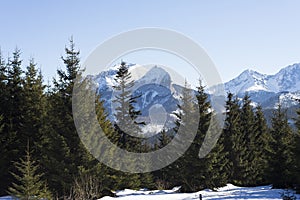 Beautiful landscape in Tatra mountains