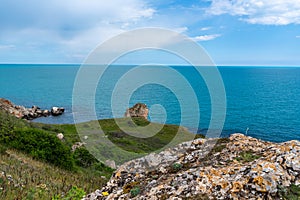 Beautiful landscape to the Black sea, North Black sea Bay, Kamen Bryag, Bulgaria