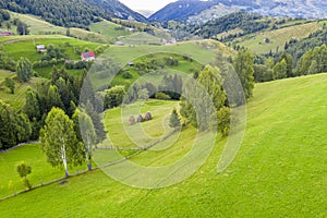 Beautiful landscape from a traditional mountain village