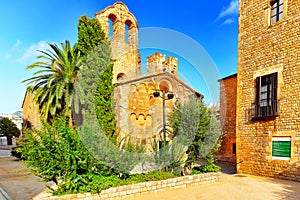 Beautiful landscape of the urban view Barcelona.