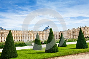 Beautiful landscape of Versailles Gardens, Paris