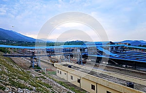 Beautiful landscape view of shri Mata Vaishno Devi Katra Railway Station in India