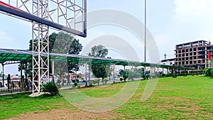 Beautiful landscape view of shri Mata Vaishno Devi Katra Railway Station in India