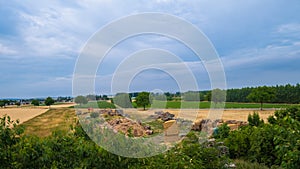 Beautiful Landscape view from the train window