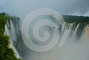 Beautiful landscape with views of the Iguazu Falls. Argentina