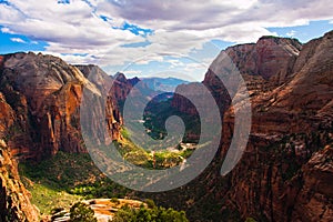 Beautiful Landscape in Zion National Park,Utah