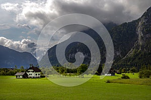 beautiful landscapes of a beautiful village Hallstatt Austria , Europe