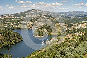 Beautiful landscapes of Douro river Valley, Porto, Portugal photo