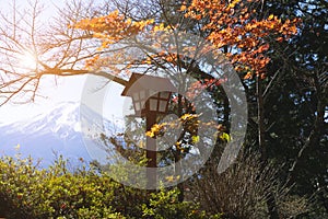 Beautiful landscaps view of  Mt.Fuji in Japan