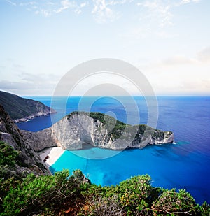 Beautiful lanscape of Zakinthos island