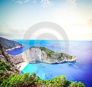 Beautiful lanscape of Zakinthos island