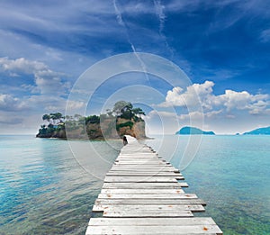 Beautiful lanscape of Zakinthos island