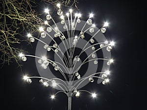 A beautiful lantern in the night