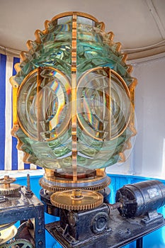 Beautiful lantern in the Sousse lighthouse