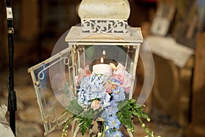 Beautiful Lantern, Wedding Decor. Beautiful Wedding Stock Photography from Greece!