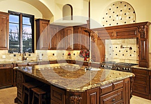 Beautiful Large Modern Home Kitchen