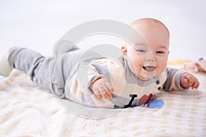 Beautiful laughing baby